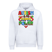 White autism is my superpower Urban Hoodie - LillyAllenDesigns