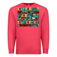 Cardinal aztec leopard cowhide turquoise Premium Sweatshirt - BarkalooDesign