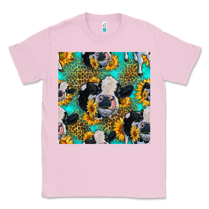 Holstein Cow Seamless Pattern Classic Tee by HRA Design Shop | Teevron