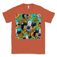 Copper holstein cow seamless pattern Classic Tee - HRA Design Shop