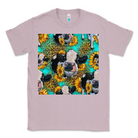 Lilac holstein cow seamless pattern Classic Tee - HRA Design Shop