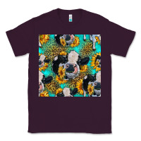Plum holstein cow seamless pattern Classic Tee - HRA Design Shop