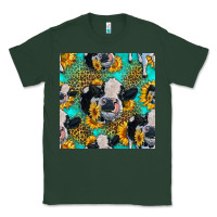 Sports Green holstein cow seamless pattern Classic Tee - HRA Design Shop