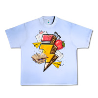 Grape Ice teacher lightning bolt Urban Heavy Tee - texasbilliewilder