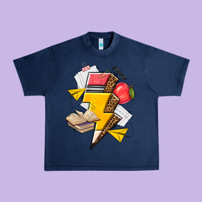Urban Heavy Tee teacher lightning bolt