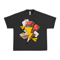Pigment Black teacher lightning bolt Urban Heavy Tee - texasbilliewilder