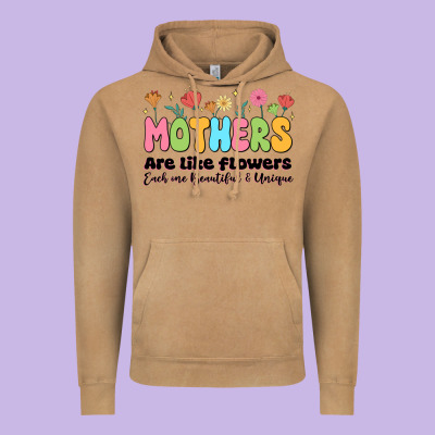 Mothers Are Like Flowers Vintage Hoodie Designed By Jahusdesignshop