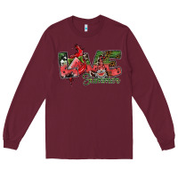 Burgundy love summer Long Sleeve Tee - SublimationCraftShop