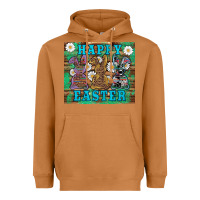 Meerkat easter happy easter western bunnies daisies Heavyweight Hoodie - Artiststas