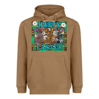 Toasted Coconut easter happy easter western bunnies daisies Heavyweight Hoodie - Artiststas