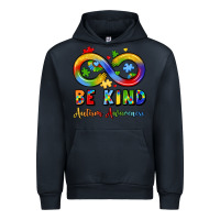 Navy be kind autism awareness infinity symbol Urban Hoodie - LillyAllenDesigns