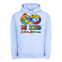 Pigment Grape Ice be kind autism awareness infinity symbol Urban Hoodie - LillyAllenDesigns