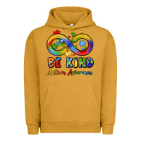 Pigment Peanut Butter be kind autism awareness infinity symbol Urban Hoodie - LillyAllenDesigns