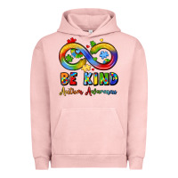Pigment Salmon be kind autism awareness infinity symbol Urban Hoodie - LillyAllenDesigns