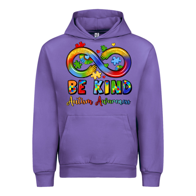 Be Kind Autism Awareness Infinity Symbol Urban Hoodie by LillyAllenDesigns | Teevron