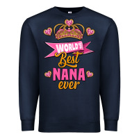 Navy world's best nana ever Premium Sweatshirt - Jasminsmagicworld