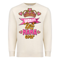 Sandshell world's best nana ever Premium Sweatshirt - Jasminsmagicworld