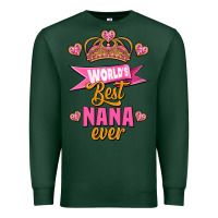 Sports Green world's best nana ever Premium Sweatshirt - Jasminsmagicworld
