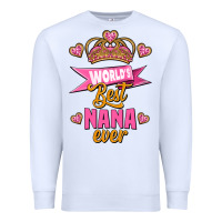 White world's best nana ever Premium Sweatshirt - Jasminsmagicworld