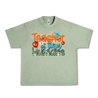 Oil Green teacher of tiny humans Urban Heavy Tee - texasbilliewilder