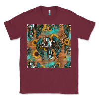 Burgundy faith cross seamless pattern Classic Tee - HRA Design Shop