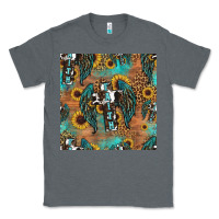 Charcoal Heather faith cross seamless pattern Classic Tee - HRA Design Shop