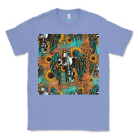 Colony Blue faith cross seamless pattern Classic Tee - HRA Design Shop