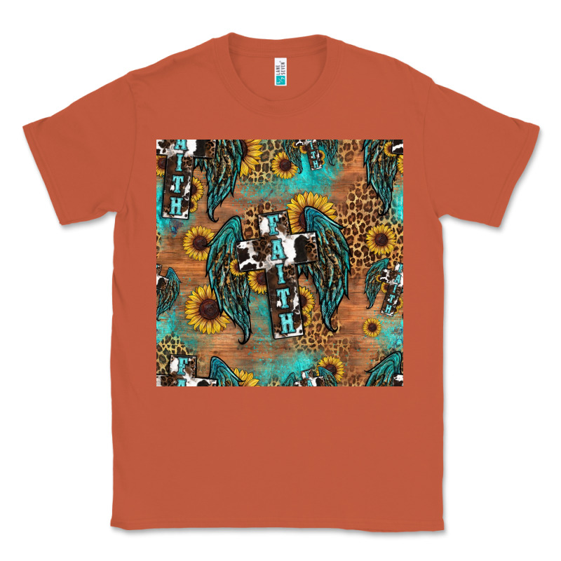 Faith Cross Seamless Pattern Classic Tee by HRA Design Shop | Teevron