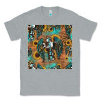 Heather Grey faith cross seamless pattern Classic Tee - HRA Design Shop