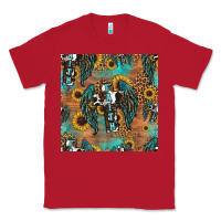 Red faith cross seamless pattern Classic Tee - HRA Design Shop