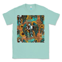 Seafoam faith cross seamless pattern Classic Tee - HRA Design Shop