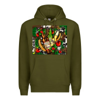 Army Green beer set for Christmas Premium Hoodie - AdoDesignShop