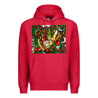 Cardinal beer set for Christmas Premium Hoodie - AdoDesignShop
