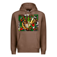 Chestnut beer set for Christmas Premium Hoodie - AdoDesignShop