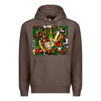 Coffee beer set for Christmas Premium Hoodie - AdoDesignShop