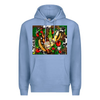 Colony Blue beer set for Christmas Premium Hoodie - AdoDesignShop