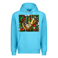 Ocean Blue beer set for Christmas Premium Hoodie - AdoDesignShop