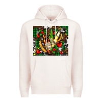 Pale Pink beer set for Christmas Premium Hoodie - AdoDesignShop