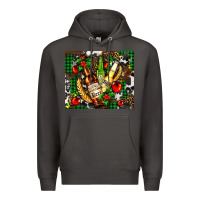 Smoke beer set for Christmas Premium Hoodie - AdoDesignShop