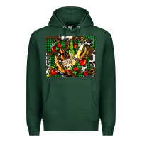Sports Green beer set for Christmas Premium Hoodie - AdoDesignShop