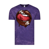 Cloud Purple sports lips american football Vintage Tee - texasbilliewilder