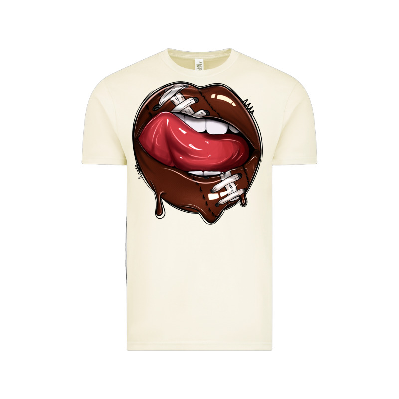Sports Lips American Football Vintage Tee by texasbilliewilder | Teevron