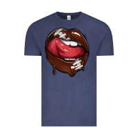 Vintage Denim sports lips american football Vintage Tee - texasbilliewilder