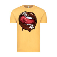 Vintage Mustard sports lips american football Vintage Tee - texasbilliewilder