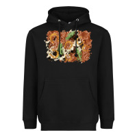Black horseshoe cowhide cactus background Heavyweight Hoodie - AdoDesignShop