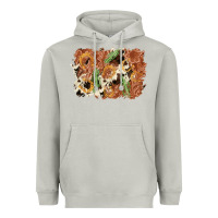 Moon Dust horseshoe cowhide cactus background Heavyweight Hoodie - AdoDesignShop