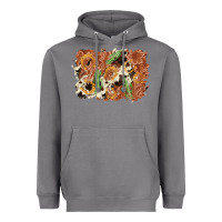 Storm horseshoe cowhide cactus background Heavyweight Hoodie - AdoDesignShop