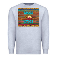 Heather Grey tacos before vatos Premium Sweatshirt - BarkalooDesign