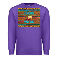 Purple tacos before vatos Premium Sweatshirt - BarkalooDesign