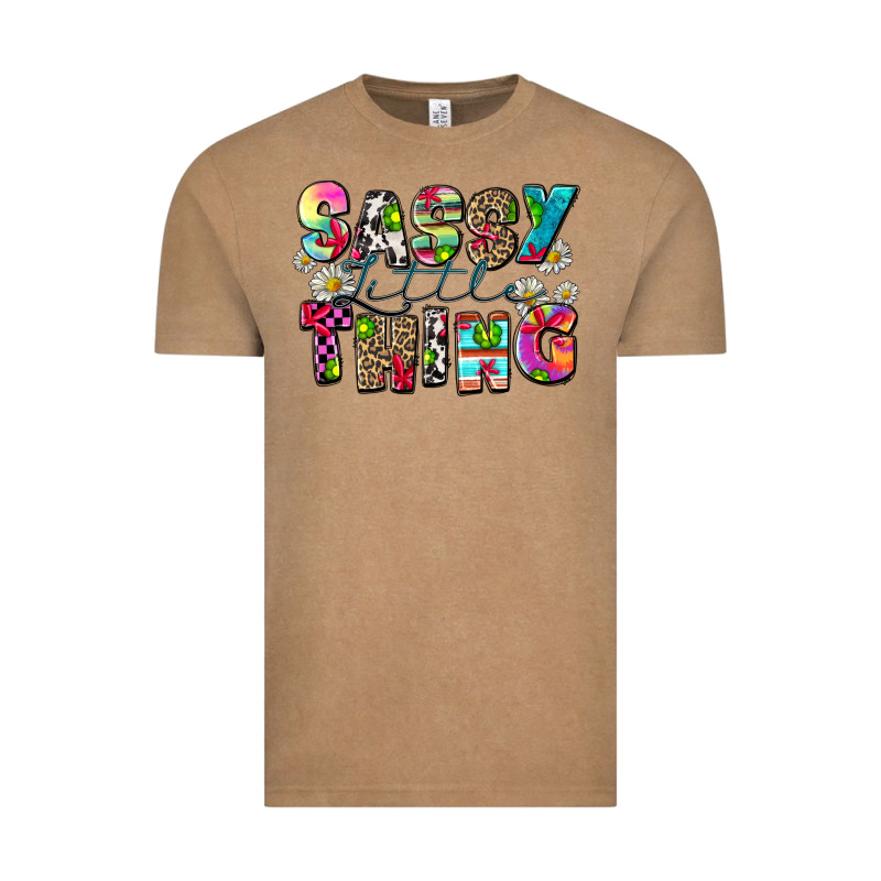 Sassy Little Thing Vintage Tee by Zillion Design Studio | Teevron
